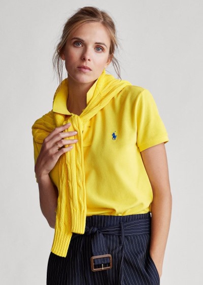 Camisa Polo Polo Ralph Lauren Classic Fit Mesh Mulher 15209-GXEK